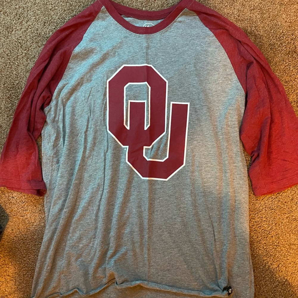Oklahoma Sooners baseball tee